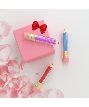 RONRONS 20 Pack 5ml Mini Pencil Lip Gloss Containers with Brush Tip - Refillable and Clear Makeup Bottles for DIY Cosmetics - Buy Online on GoSupps.com