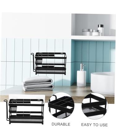 Buy Cabilock 4-Piece No-Drill Toothpaste Rack & Shower Organizer - Stylish Bathroom Storage Solution - Buy Online on GoSupps.com