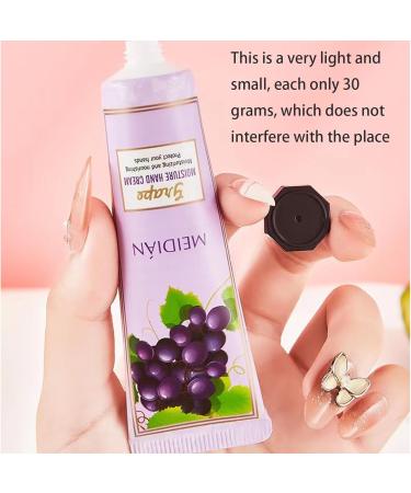 5-piece hand cream set fruit and plant extract moisturizing hand cream anti-crack hydrating hand cream refreshing and not greasy smoothing skin and removing roughness - Buy Online on GoSupps.com