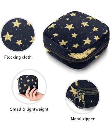 Buy Women's Bonds Storage Pockets Stillpad Holder - Portable Period Kit Bag for Women & Girls - Stars Design on Dark Background - Buy Online on GoSupps.com