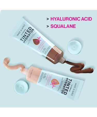 Wet n Wild Bare Focus Tinted Hydrator - Matte Finish Light Medium Makeup with Hyaluronic Acid - Sheer to Medium Coverage - Buy Online on GoSupps.com