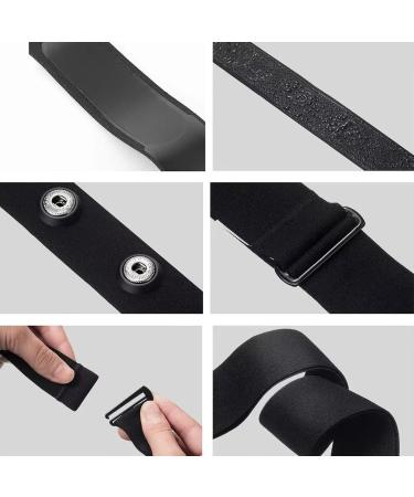 Adjustable Cardio Belt (70-105 cm) for Bluetooth & Ant+ Sensors - Compatible with Garmin Wahoo Polar Bryton - High-Quality Nylon & Spandex - Buy Online on GoSupps.com