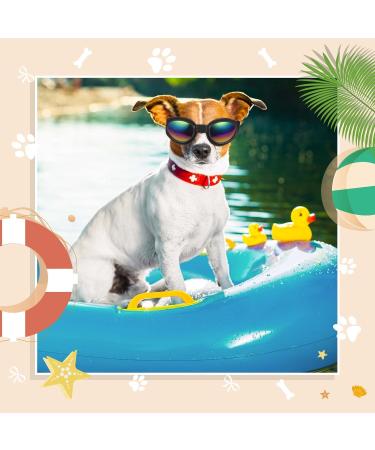 Dog Goggles Dog Sunglasses Adjustable Strap for Waterproof Windproof UV Protection Sunglasses for Dog for Go out Travel Skiing Swim (Black) - Buy Online on GoSupps.com