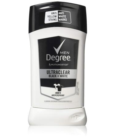 Degree Deodorant 2.7 Ounce Mens Ultra Clear Black & White 2.7 Ounce (Pack of 6) ultra clear blacknwhite 2.7 Ounce (Pack of 6) - Buy Online on GoSupps.com