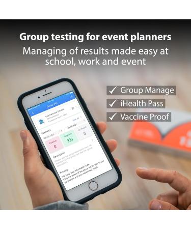 iHealth COVID-19 Rapid Test 1 Pack - FDA EUA Authorized OTC At-Home Self Test (2 Tests) - Results in 15 Minutes - Non-invasive Nasal Swab - Buy Online on GoSupps.com