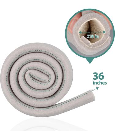 Ultrassist Toe Sleeve Medium Size 7/8 Inner Diameter - 36 Roll Grey Sponge Protectors for Blisters, Bunions, Corns - Buy Online on GoSupps.com