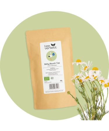 Teeverliebt Baby Belly Tea - 100% Natural Organic Herbal Tea for Babies & Children | Chamomile Fennel & Anise | 100g - Buy Online on GoSupps.com