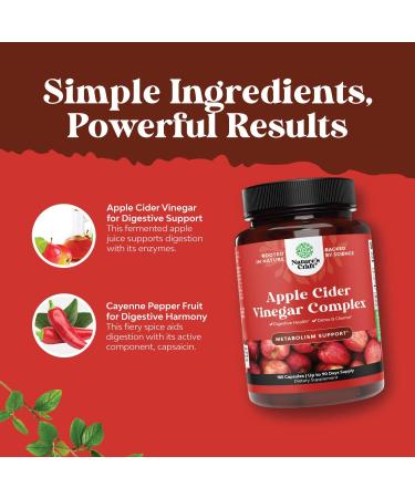 Cleansing Apple Cider Vinegar Capsules - Extra Strength Detox Pills for Gut Health & Slimming - 180 Count ACV Deep Cleanse - Buy Online on GoSupps.com