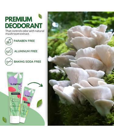 Aluminum-Free Deodorant Lotion for Women & Men Non-Toxic Hypoallergenic Extra Strength Odor Protection Whole Body & Intimate Areas (PREdeodorant Technology) with (Mushroom Extract) 2Pcs - Buy Online on GoSupps.com