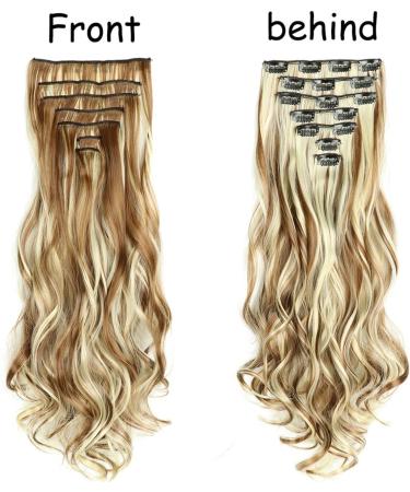 prinfantasy Clip In Extensions Hair Extension Hairpiece Voluminous Wavy Intense Red Hair Extensions MW101 GBMW101 22 inch - Buy Online on GoSupps.com