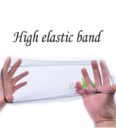 Pack of 20 Disposable Black Hair Nets - 30 Inch Elastic Edge Mesh Hairnet - Buy Online on GoSupps.com