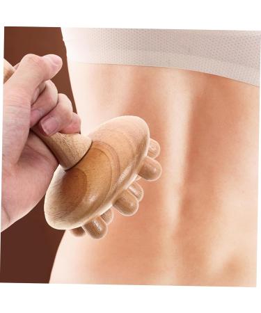 Buy Tovinanna Hand Massage Brush | Wooden Foot & Hand Massager Device for Meridian & Body Relief - Buy Online on GoSupps.com