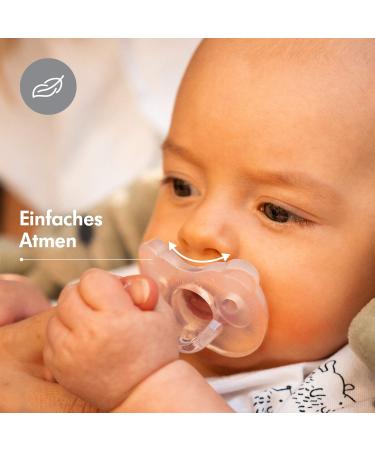 Medela Baby Soft Silicone Pacifier for 0-6 Months Transparent 1 Pack International Shipping Available - Buy Online on GoSupps.com