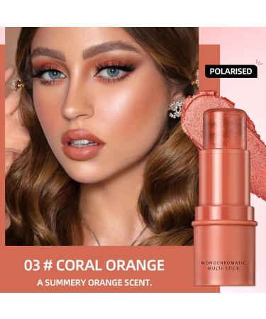 Cream Blush Stick - Long Lasting Cheek Blush Makeup - Highly Pigmented Stick Blush for Natural Glow on Cheeks Face and Brows Veeteah - Buy Online on GoSupps.com