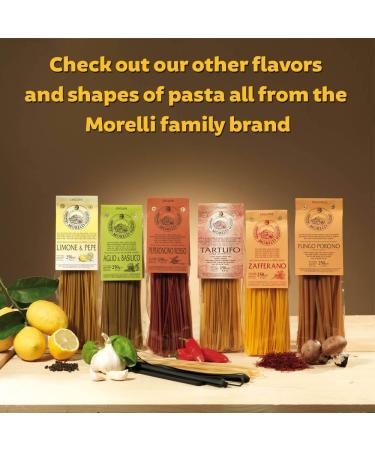 Morelli Linguine al Nero di Seppia - Authentic Cuttlefish Ink Pasta 250g | International Shipping - Buy Online on GoSupps.com