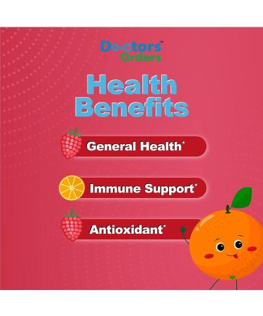 Doctor's Finest Kids Multivitamin Gummies - Vegetarian, GMO-Free & Gluten-Free - 120 Fruit Flavored Pectin Chews - Buy Online on GoSupps.com