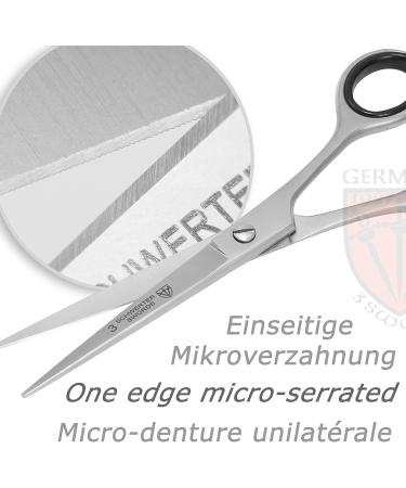 THREE SWORDS Stainless Steel Professional Hair Scissors Set - Hairdressing Scissors with Case Comb & Cloth for Perfect Cuts - Buy Online on GoSupps.com