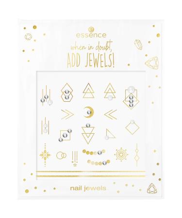 Essence "When in Doubt Add Jewels" Nail Stickers 22 Pieces No. 01 Jewels Are My Superpower