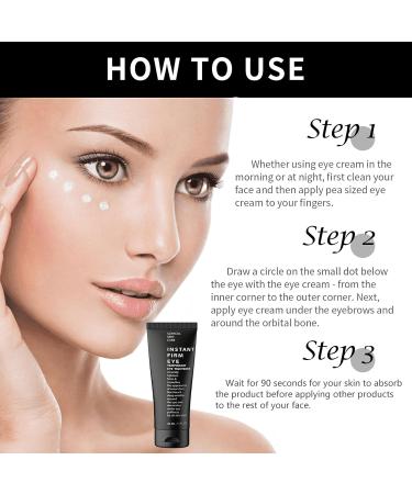 Instant Firmx Eye Tightener - Eye Bag Cream - Instant Firm Eye Cream for Dark Circles - Reduce Eye Bags Puffiness - Fade Fine Lines - Anti-Aging Eye Cream For All Skin - Buy Online on GoSupps.com