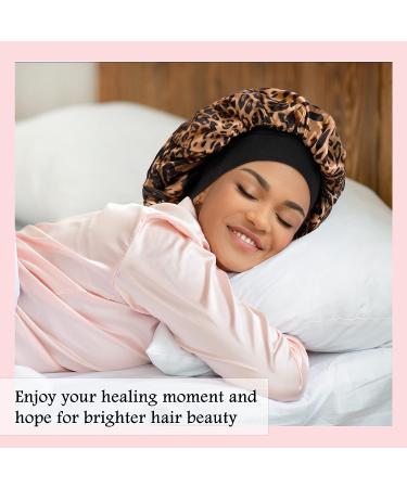 Silk Cap Satin Bonnet for Women - Set of 4 Hair Bonnets for Natural Hair - Buy Online on GoSupps.com