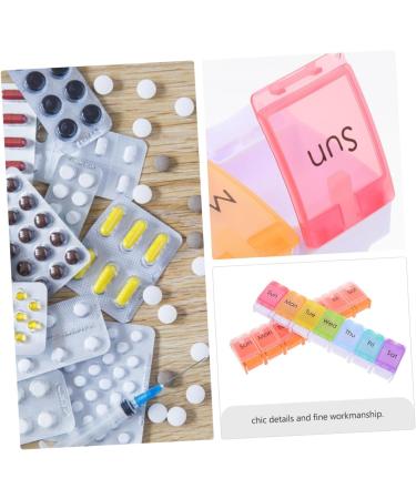 Mini Pill Organizer - 2pcs Daily Medicine Storage Box | Portable Pill Holder for Purse & Weekly Use - Buy Online on GoSupps.com