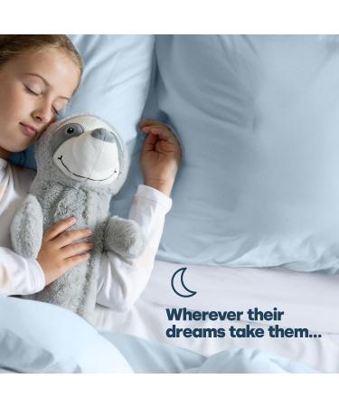 LIVIVO Large Hot Water Bottle with Sloth Microfiber Fleece Cover - 2L, Quick Heat for Comforting Pain Relief - Buy Online on GoSupps.com