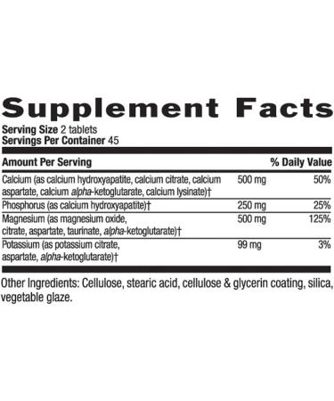 Country Life Target-Mins Calcium Magnesium Potassium - 90 Tablets for Bone & Muscle Health - Buy Online on GoSupps.com