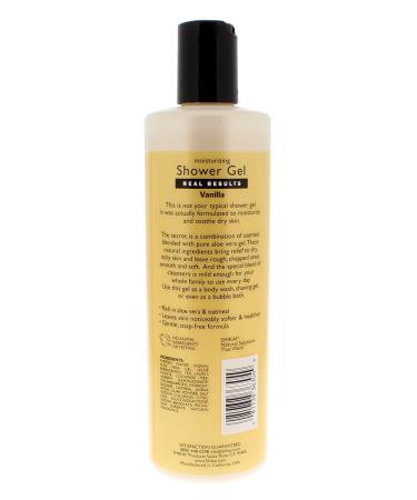 Shikai Daily Moisturizing Shower Gel - Aloe Vera & Oatmeal, Gentle Soap-Free, Vanilla Scent, 12 oz - Buy Online on GoSupps.com