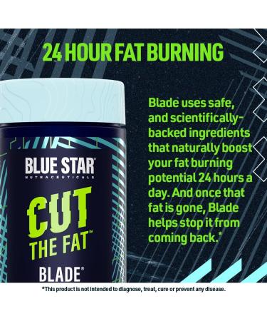 Blue Star Nutraceuticals BLADE - Thermogenic Fat Burner - w/Advantra Z - Fight Fat and Blunt Hunger | Metabolic Support - 120 Veggie Capsules - Buy Online on GoSupps.com