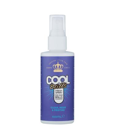 Cool Balls Intimate Fresh Spray | Instant Clean Balls | 100ml | Funny Stocking Filler Secret Santa Gift Christmas Gifts for Men | Ideal for Sports Gym Travel Intimate | Gift for Men Fresh Spray 100ml