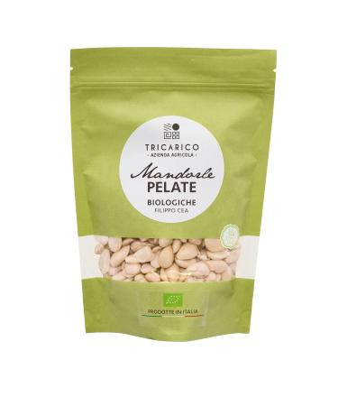 Peeled organic Toritto almonds - 500 g - Puglia - 100% Filippo Cea variety - Az. Agr. Tricarico (peeled, 500 g)