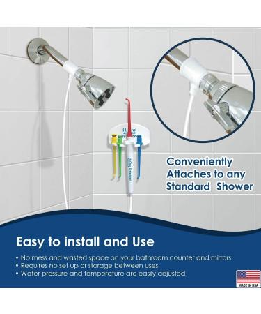 Dental Care System | Advanced Shower Water Flosser for Optimal Gum Health | Superior Home Dental Hygiene | Made in U.S.A - Buy Online on GoSupps.com