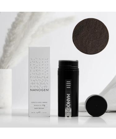Nanogen Hair Thickening Fibres Dark Brown 30g - Instantly Add Volume and Thickness - Buy Online on GoSupps.com