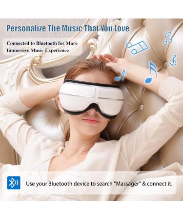 Nadie Eye Massager - Smart Heated Eye Mask with Bluetooth Music & 5 Massage Modes for Eye Strain Dry Eyes & Migraines - International Shipping Available - Buy Online on GoSupps.com