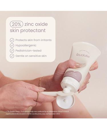 Bottom Buddy & Paddle Pal Kit - 20% Zinc Oxide Diaper Rash Cream & Silicone Spatula - Baby Skin Protection Gift Set - Buy Online on GoSupps.com