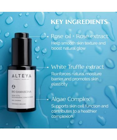 Alteya Organics Organic Rose Otto Regenerating Concentrate - Bio Damascena 30ML | Premium Skincare for All Skin Types - International Shipping Available - Buy Online on GoSupps.com