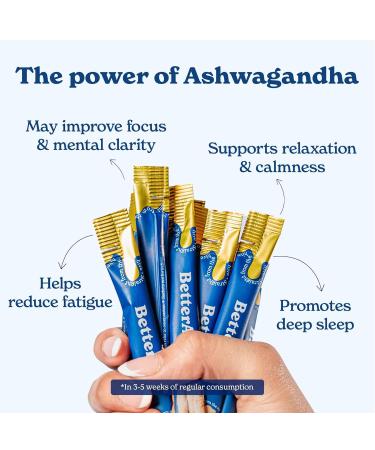 Better Alt KSM 66 Ashwagandha Honey Sticks |Organic Multiflora Himalayan Honey | Helps Promote Relaxation Focus |1 Month Dietary Supplement 30 Count (Pack of 1) - Buy Online on GoSupps.com
