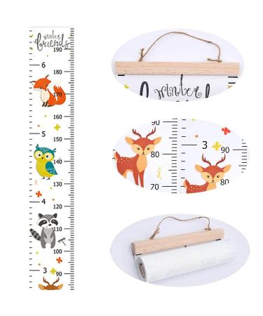 Children's Height Measure Wall Sticker - Growth Chart for Baby & Toddler Rooms | 200cm x 20cm | Ideal Wall Decorations - Buy Online on GoSupps.com