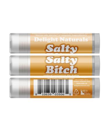 Delightfully Rude Salty B Lip Balm Set of Three - Moisturizing & Flavorful | International Shipping Available - Buy Online on GoSupps.com