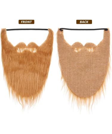 2pcs Halloween Long Hair Fake Beard Orange Christmas Decorations Fake Facial Hair Party Supplies Led - Buy Online on GoSupps.com