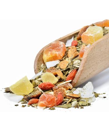 Guarani Exotic Rain 0.5kg | Tropical fruit yerba mate 500g | Mangue baies de jgoji papaye ananas | Puissance de la caf ine naturelle | Yerba mate tea from ParaguayParagwaju - Buy Online on GoSupps.com