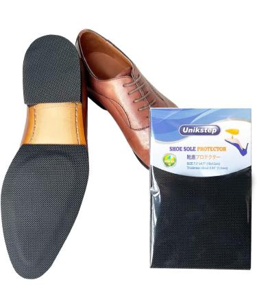 Unikstep Shoe Sole Protectors - 4 Pcs Anti-Slip Grip Pads Self-Adhesive Non-Skid Noise Reduction Stickers (Black) for All Shoes - International Shipping Available - Buy Online on GoSupps.com