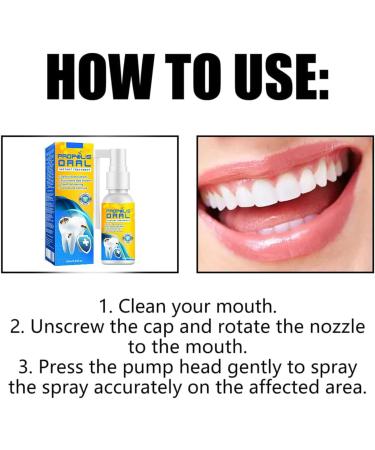Propolis Oral Instant Treatment Spray Propolis Oral Health Spray Propolis Oral Spray Fresh Breath (1 Pcs) - Buy Online on GoSupps.com