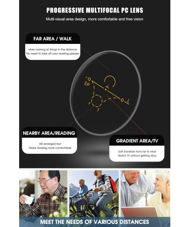 Vevesmundo Multifocal Blue Light Filter Glasses for Men - Set of 4 Reading Glasses (Strengths +1.0 to +3.5) - Premium Eye Protection - Buy Online on GoSupps.com