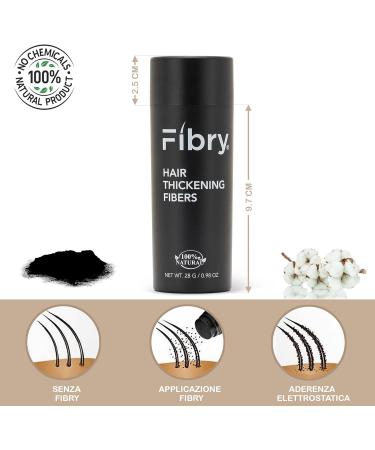 Fibry Volume powder for hair with 100 natural fibers instant hair densification or fine hair instant remedy against thinning and baldness 28 g gray gray - Buy Online on GoSupps.com