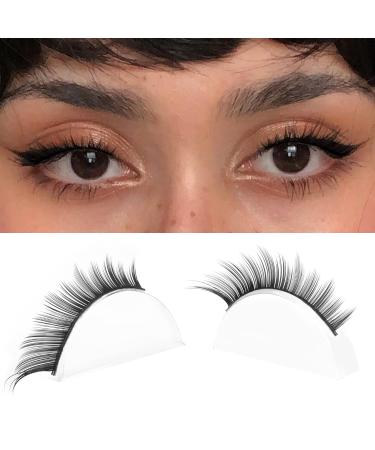 ALICROWN A- Angel Wing Half Lashes - Natural Look Wispy Fake Eyelashes - Cat Fox Eye Mink 3/4 Corner Lashes - 7 Pairs - Buy Online on GoSupps.com
