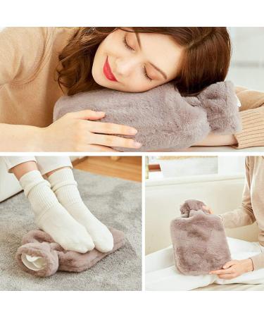 2L Classic Rubber Heat Bottle with Soft Cover - Perfect Gift for Men Women & Girls - Gray - Buy Online on GoSupps.com