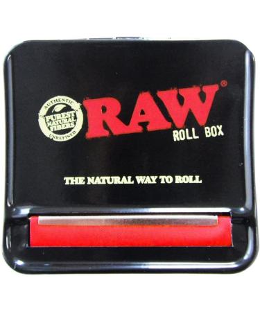 RAW Natural Unrefined Rolling Papers | 70mm King Size | Automatic Rolling Box - Buy Online on GoSupps.com