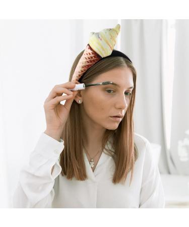 DOITOOL Ice Cream Cone Headband Ice Cream Party Hat Costume Party Accessory Headband Adult Food Vendor Ice Cream Cone Mini Hat for Food Themed Party Decorations - Buy Online on GoSupps.com