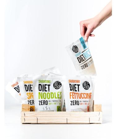 Shirataki Noodles - Low Carb Konjak Fettuccine | Vegan Fat-Free 200g - Healthy Diet Food - Buy Online on GoSupps.com